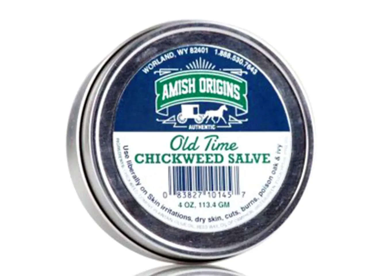 Amish Origins, Old Time Chickweed Salve, 2 fl oz (56.7 gr)