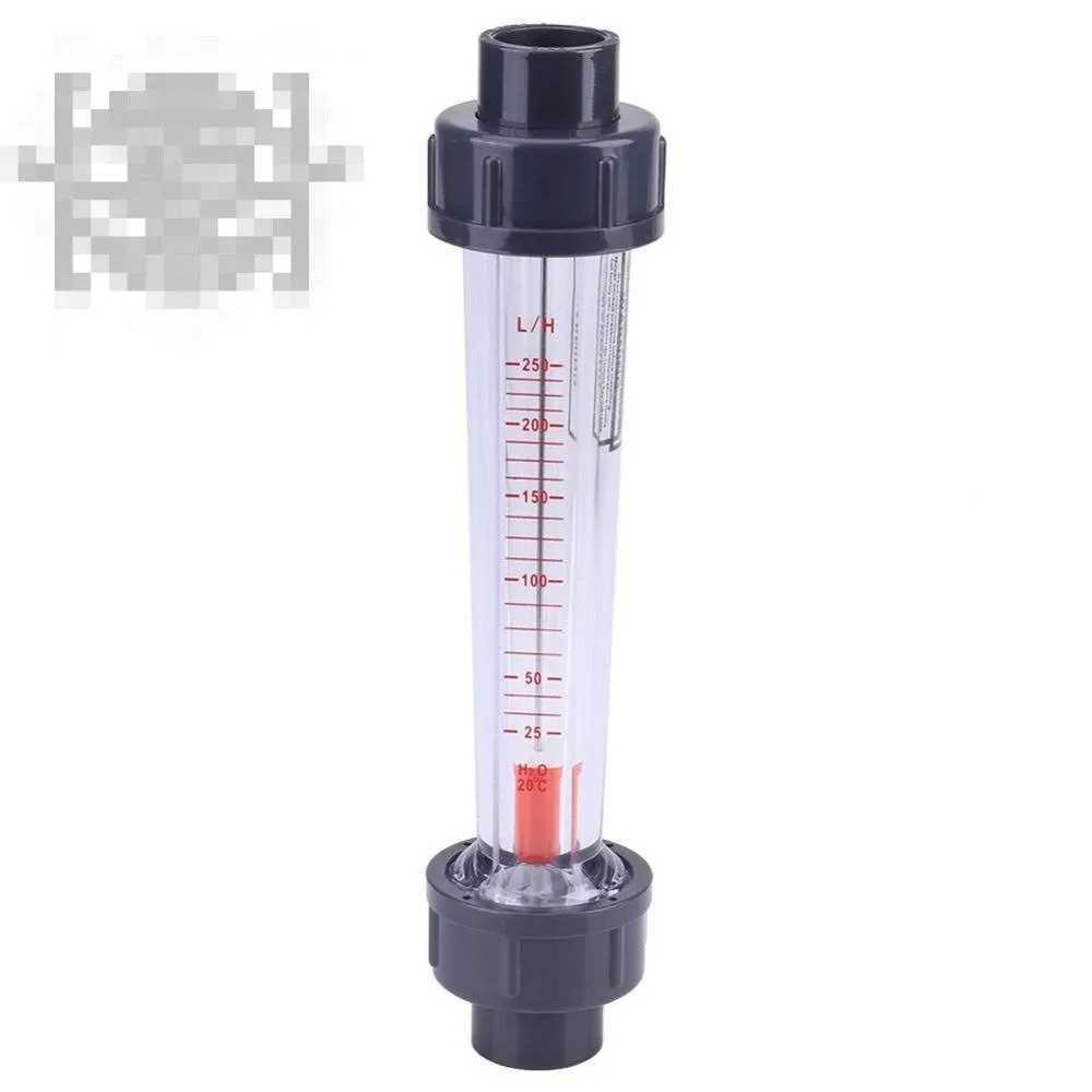 Hilitand 25-250L/H Rotameter Plastic Tube Type Instantaneous Liquid Water Meter DN15