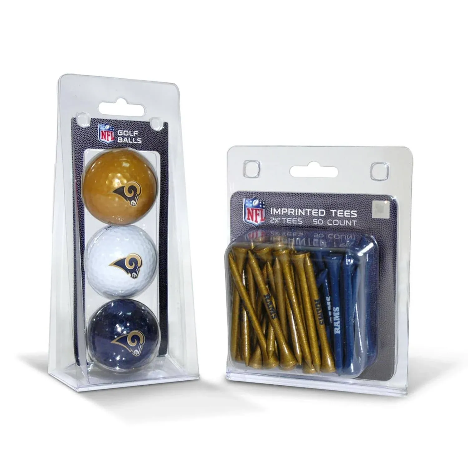 Team Golf Los Angeles Rams 3 Ball and 50 Tee Set