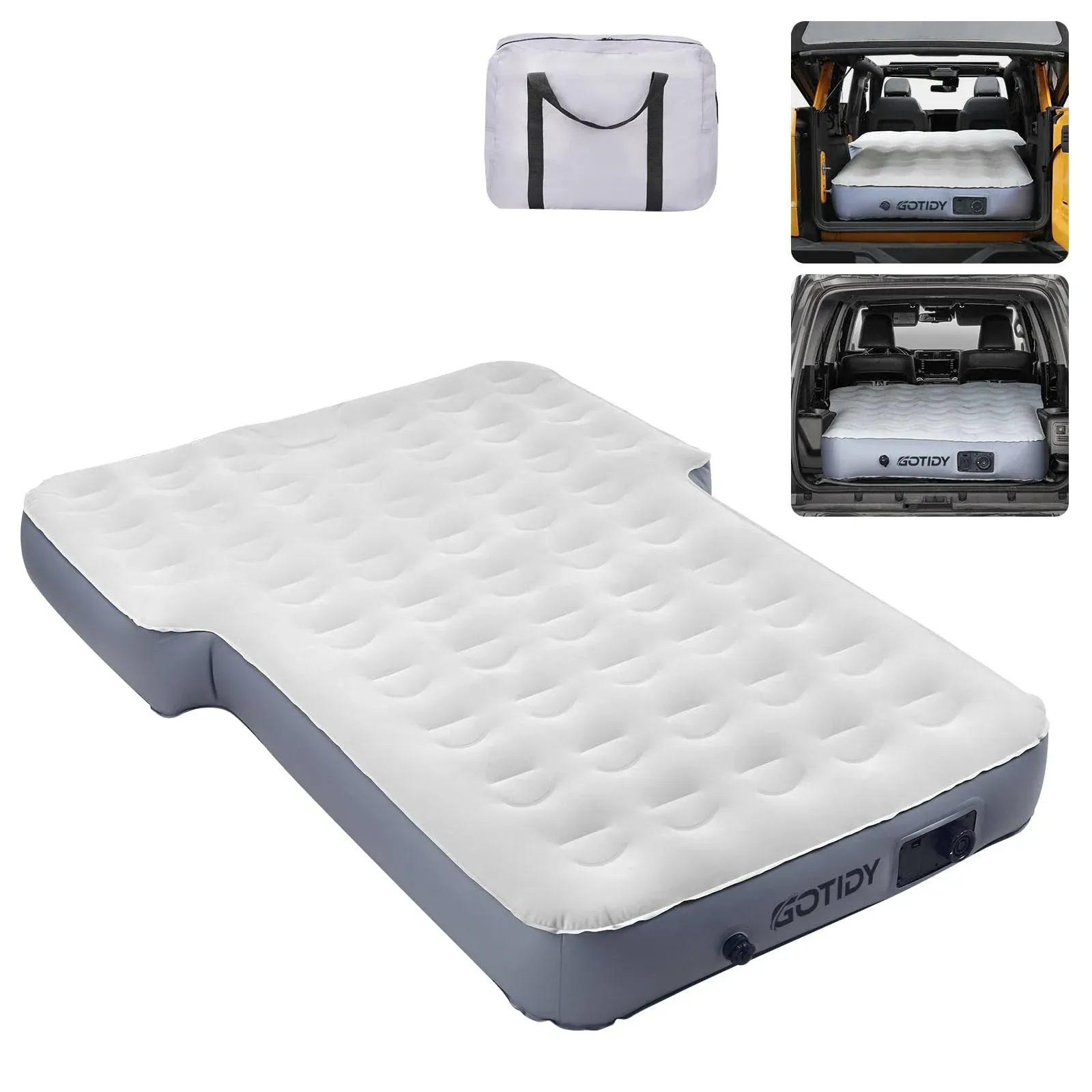 GOTIDY SUV Air Mattress Camping Bed Back Seat, 10inch Ultra Thick Inflatable Car