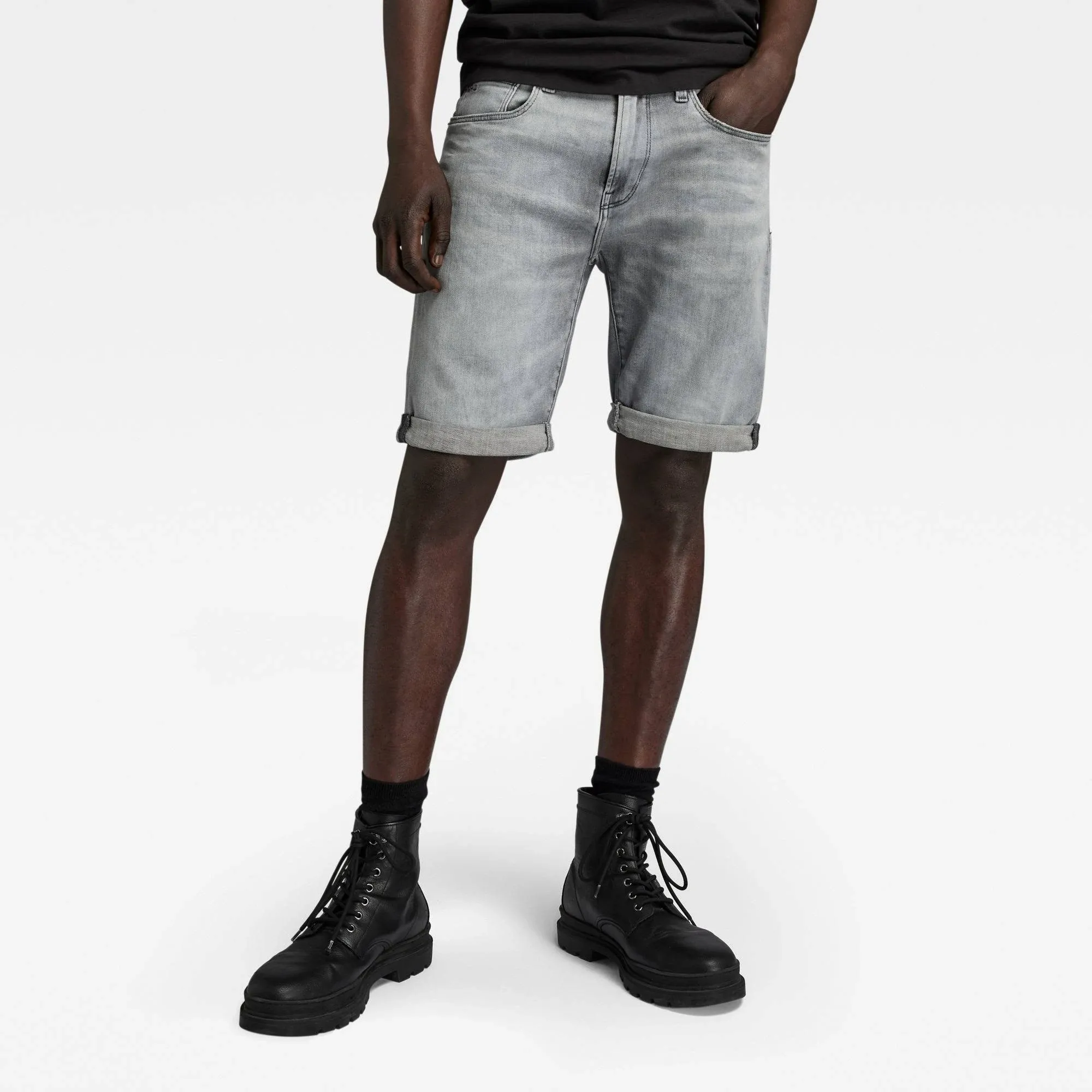 G-Star Raw Men's 3301 Slim Fit Denim Shorts