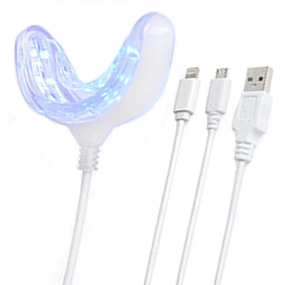 Starlite Smile Teeth Whitening Light 16 LED Teeth Whitener for iPhone, Android, USB, & USB-C