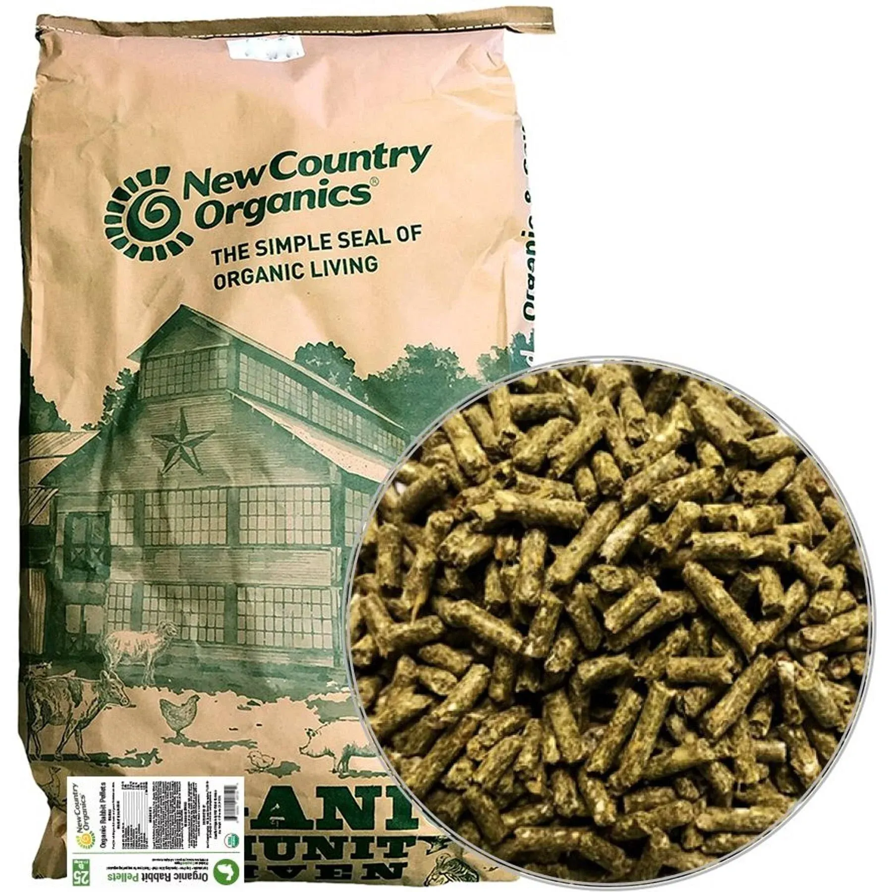 New Country Organics - Rabbit Pellets 25 lb