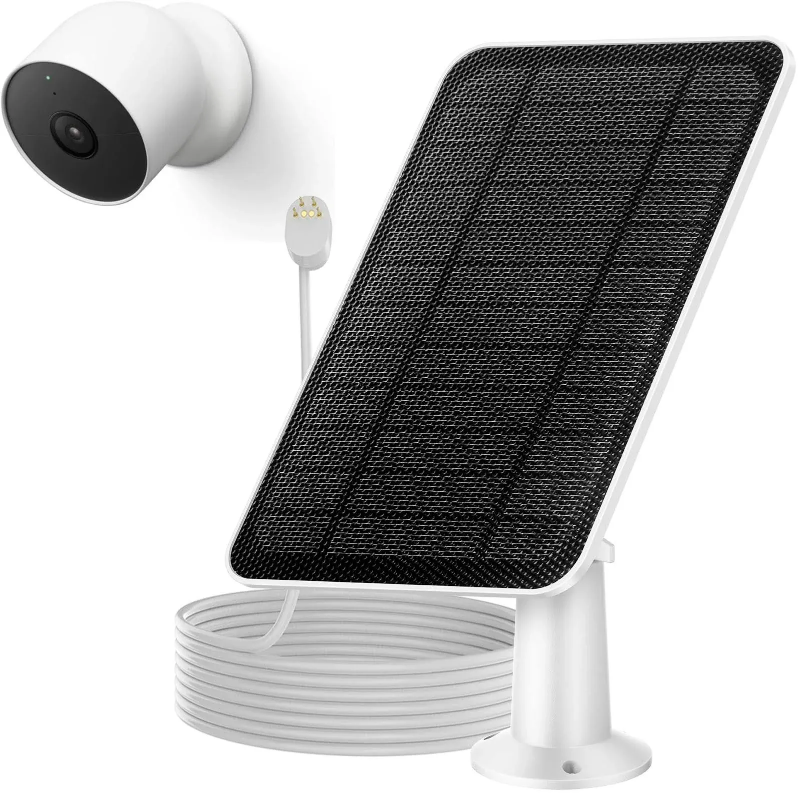 XXINGEM Solar Panel Charger Compatible with Google Nest Camera Outdoor or Indoor ...