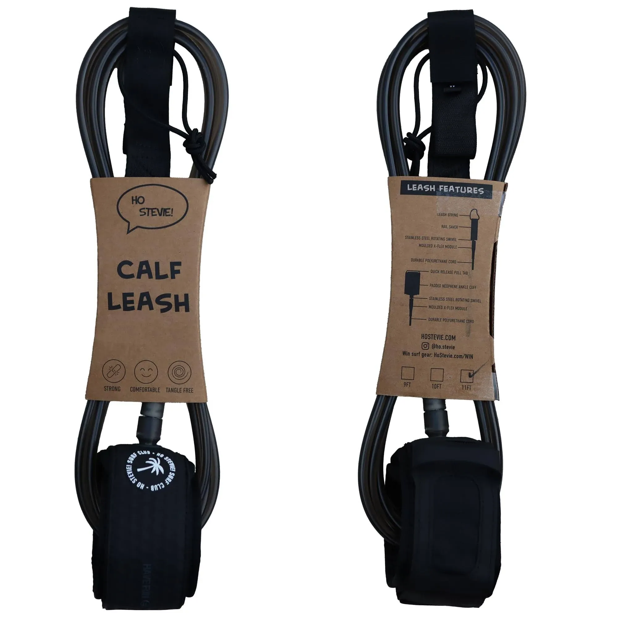 HO Stevie! Surfboard Calf Leash for Longboards – Strong, Light, Tangle-Free ...