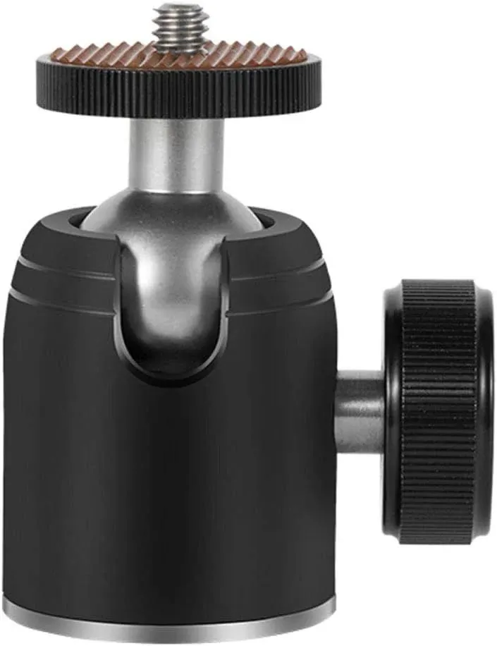 Harwerrel Tripod Mini Ball Head 360 Degree Metal Ballhead Tripod Mount with 3/8 ...