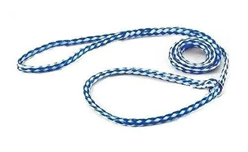 Braided Poly Dog Leads Slip Style Kennel Pet Leash O Ring 5ft Long Choose Color ...