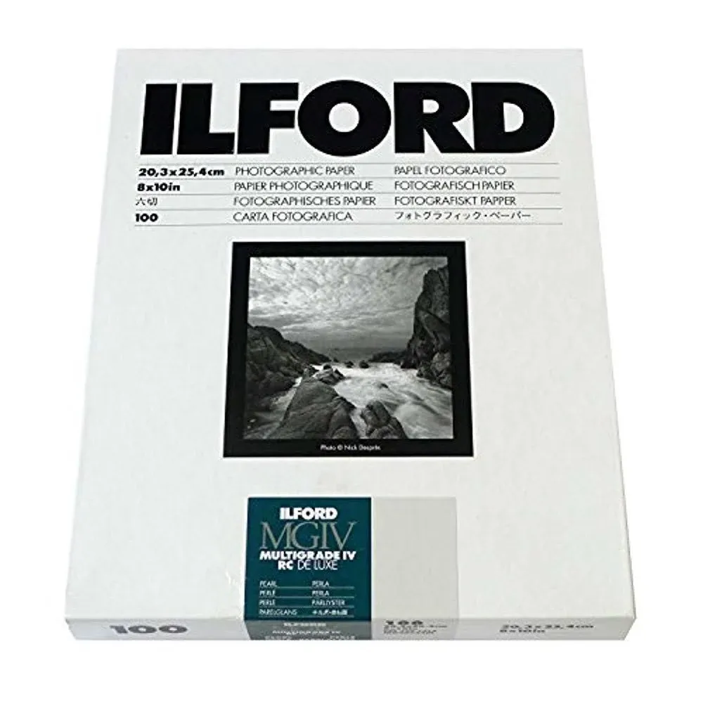 Ilford Multigrade IV RC Deluxe Paper (Pearl, 8 x 10", 100 Sheets)