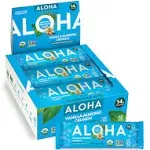 Aloha - Barras de proteína a base de vegetales Box Vanilla Almond Crunch - 12 Bares