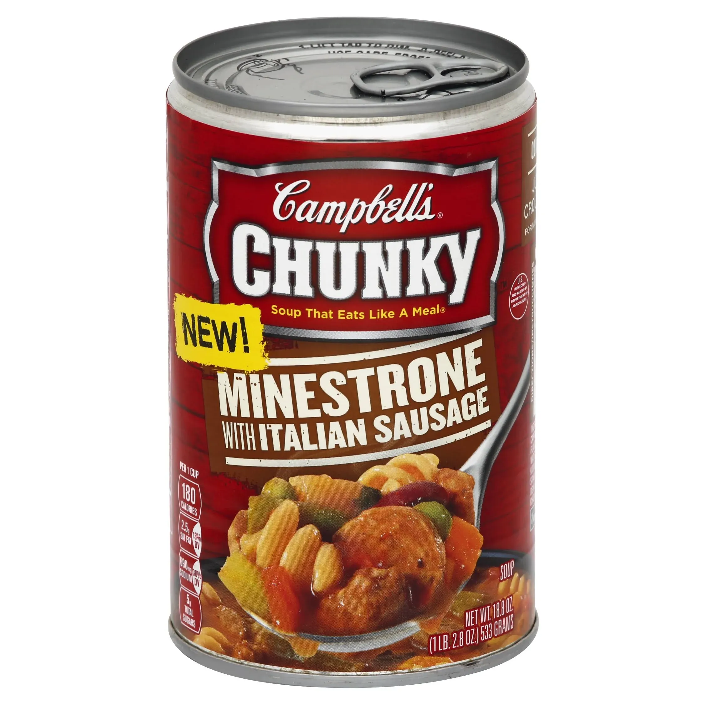 Campbell's Minestrone Soup with Italian Sausage - 18.8 oz