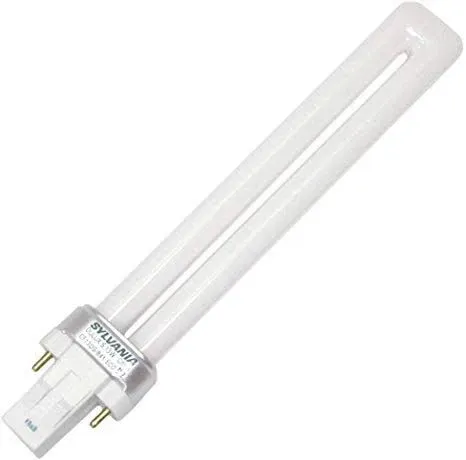 Sylvania Compact Fluorescent Lamp 13 Watt GX23 Base Dulux S-T4 2700K