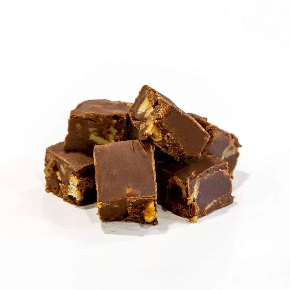 Hall's Chocolate Walnut Fudge, 1 Pound