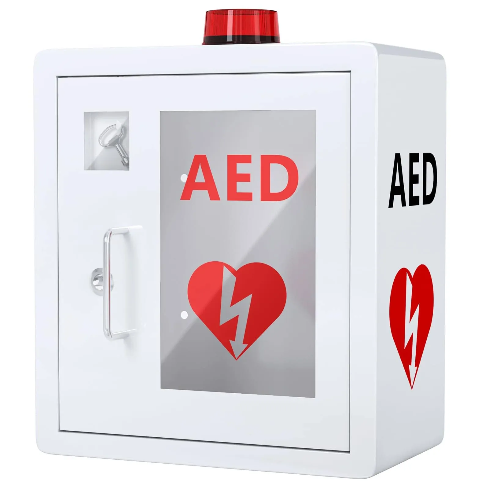 Fivtyily AED Cabinet Fits All Brands Cardiac Science, Zoll, AED Defibrillator ...