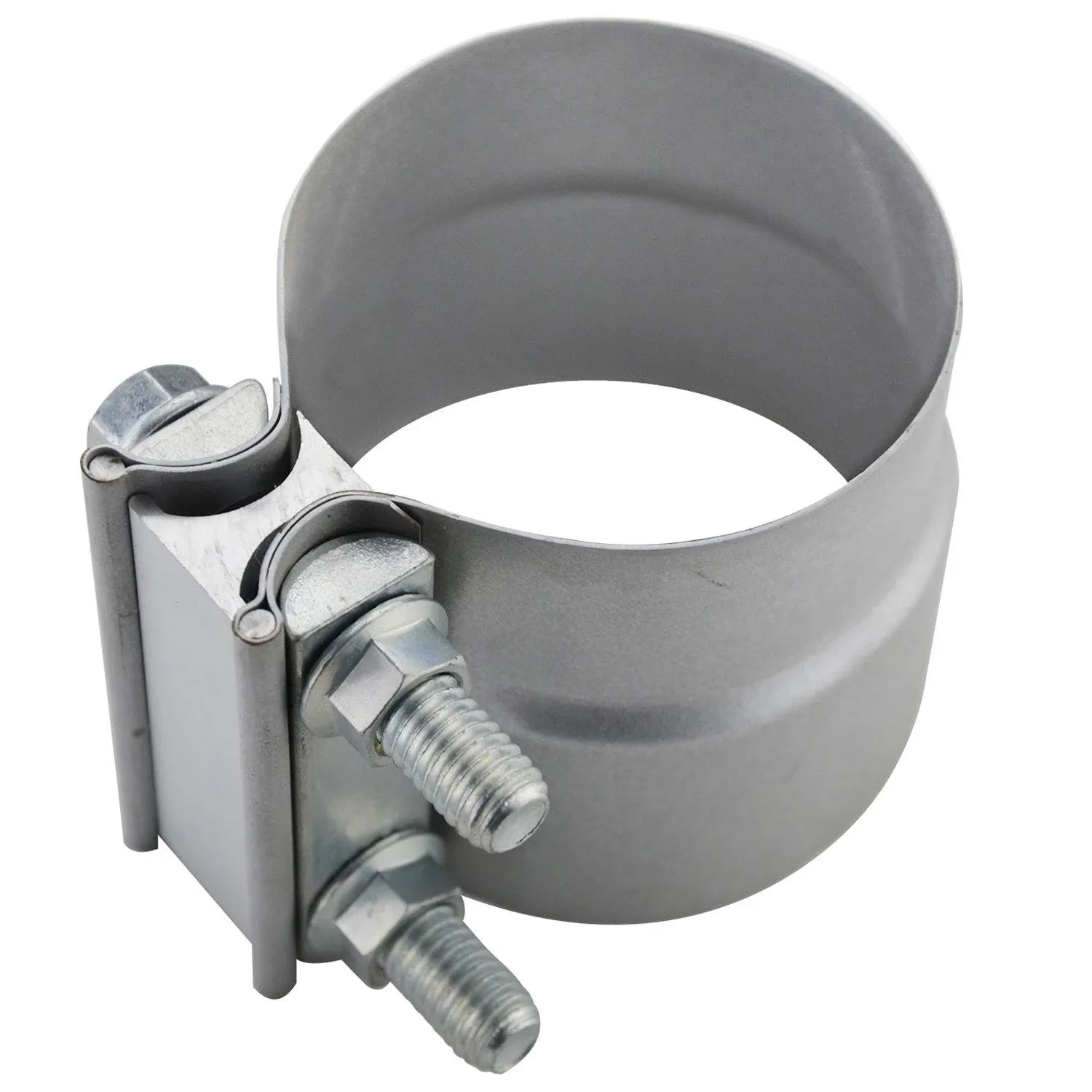 2.75&#034; Lap Joint Exhaust Band Clamp - Aluminized Steel for 2.75&#034; OD to 2.75&#034; I...