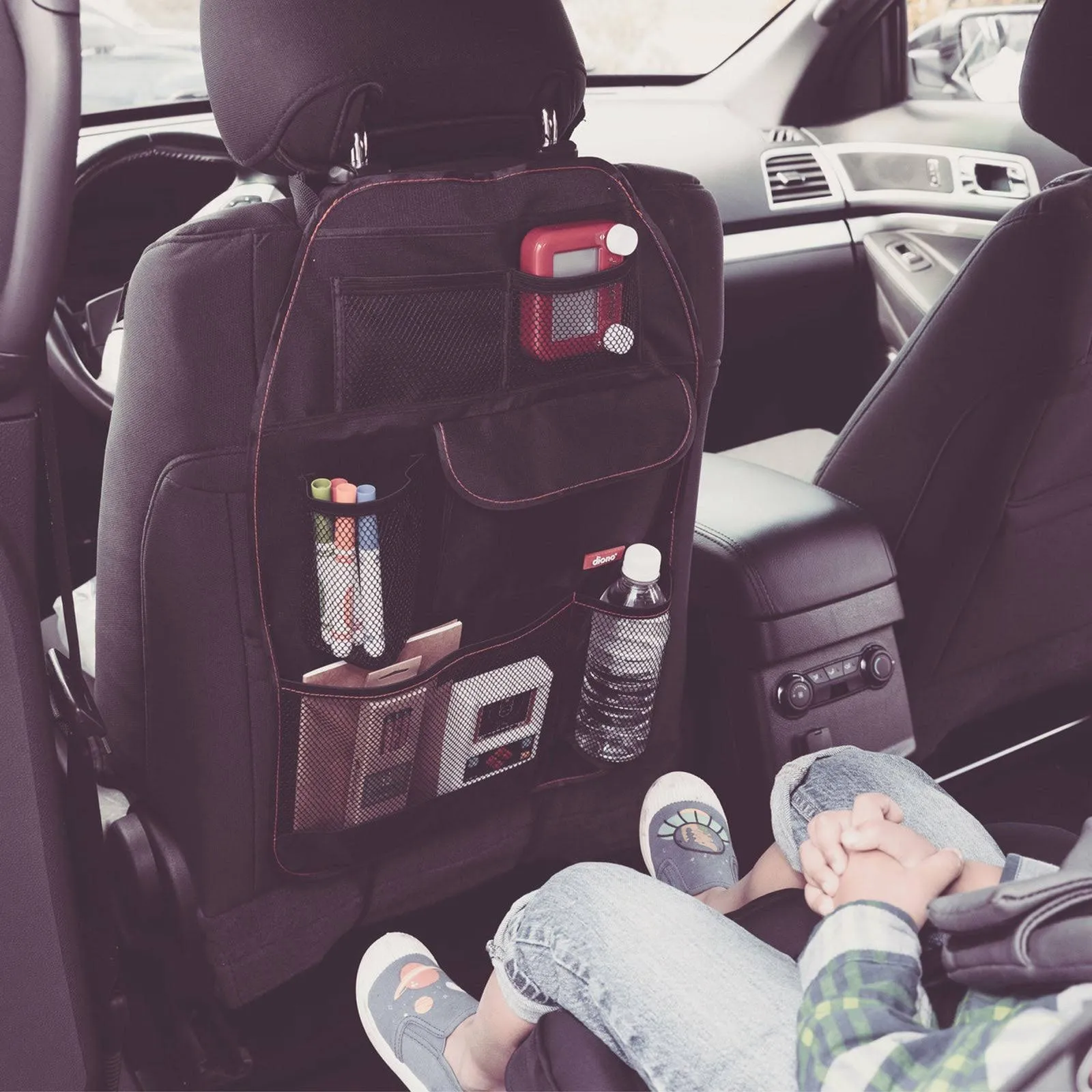 Car Backseat Organizer With Storage Pockets for Travel Accessories, Kids Toys