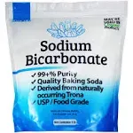 Sodium Bicarbonate Powder, 5 lb Organic Food Grade Ormi Listed Pure Baking Soda, Size: 5 lb Bag