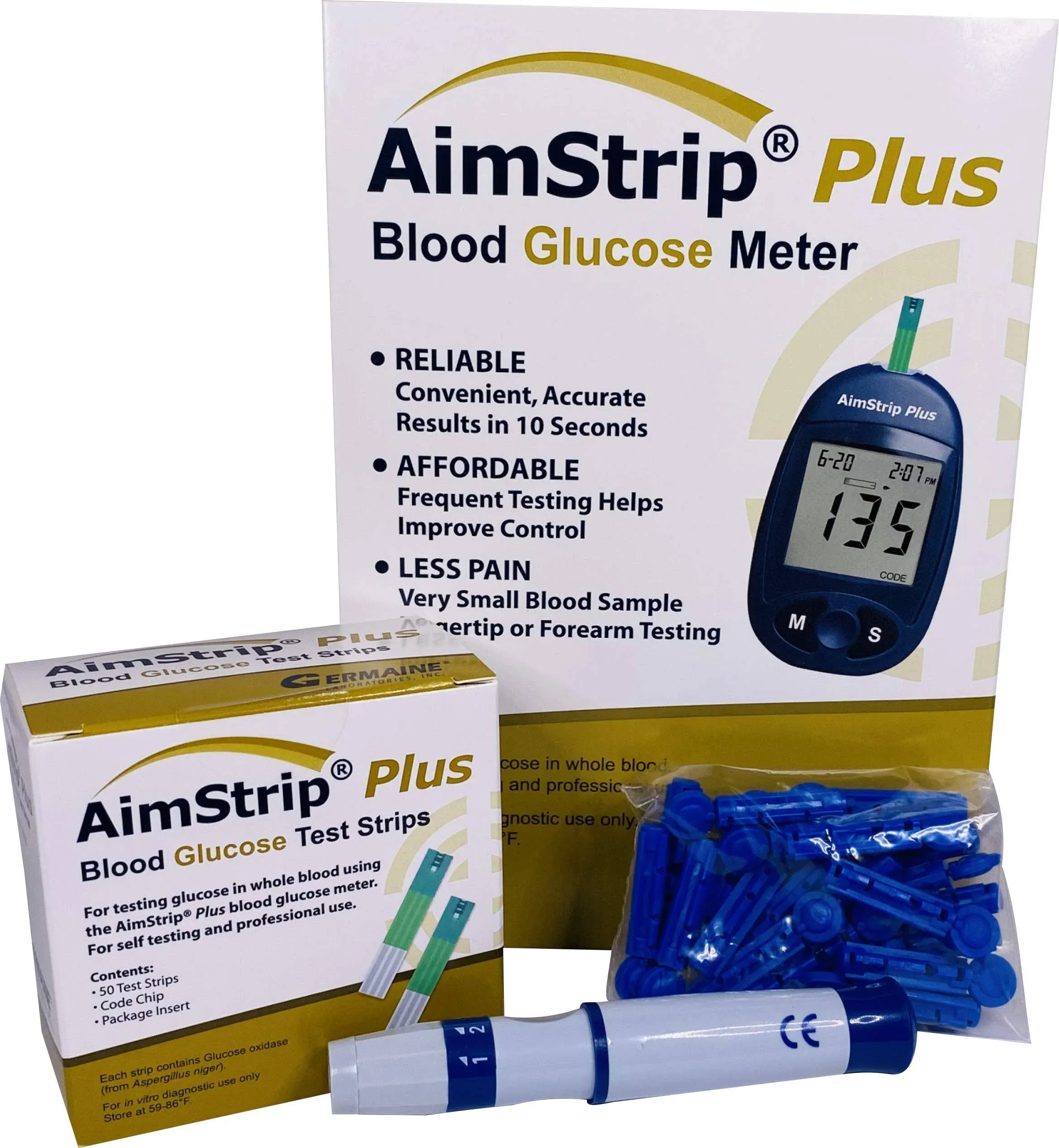 AimStrip 37355 Plus Blood Glucose Monitoring System