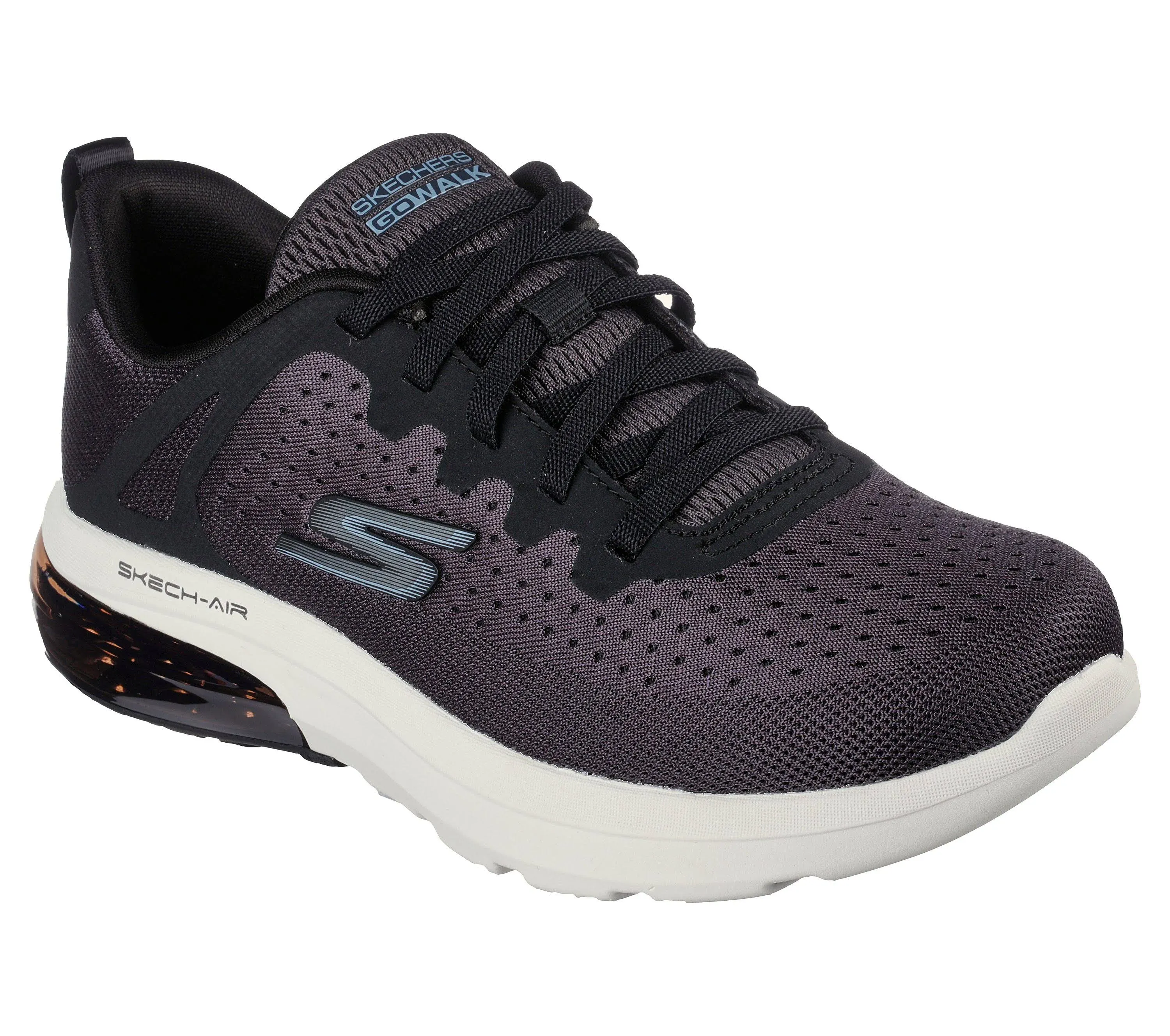 Skechers GO WALK Air 2.0 Quick Breeze Black/White Women&#x27;s Athletic Running Shoe