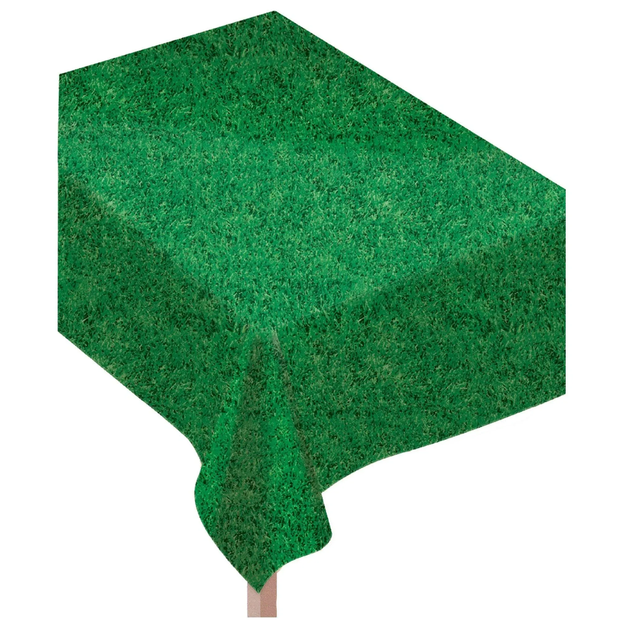 Grass Flannel-Backed Vinyl Party Table Cover