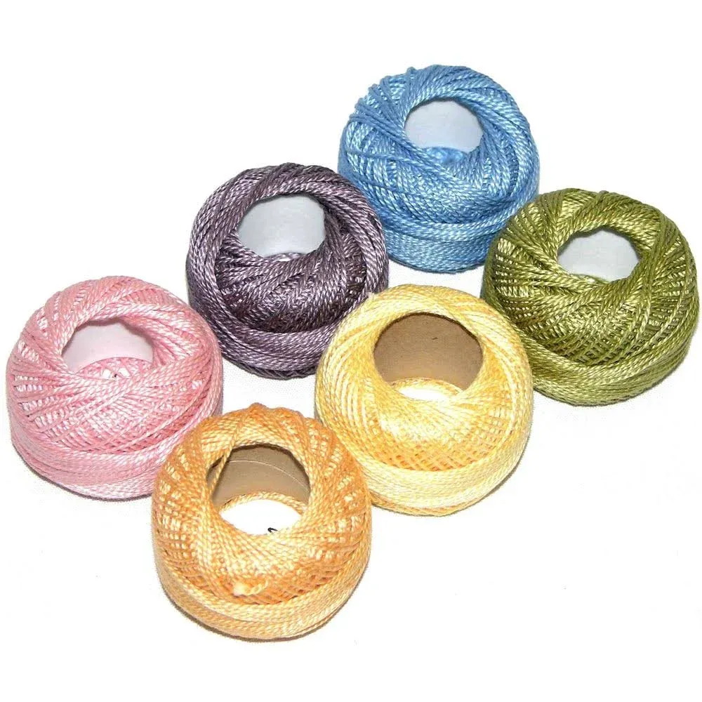 Pearl Cotton Size 8 Thread Sampler Pack Monet