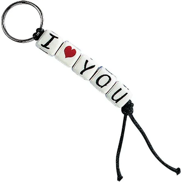 &#8220;I Love You&#8221; Key Chain Craft Kit - Makes 12