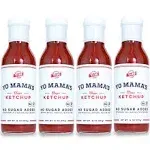 Yo Mama's Foods Keto Classic Ketchup – Pack of (4) - No Sugar Added, Low Carb, Vegan, Gluten Free, Paleo Friendly, and Made with Whole Non-GMO