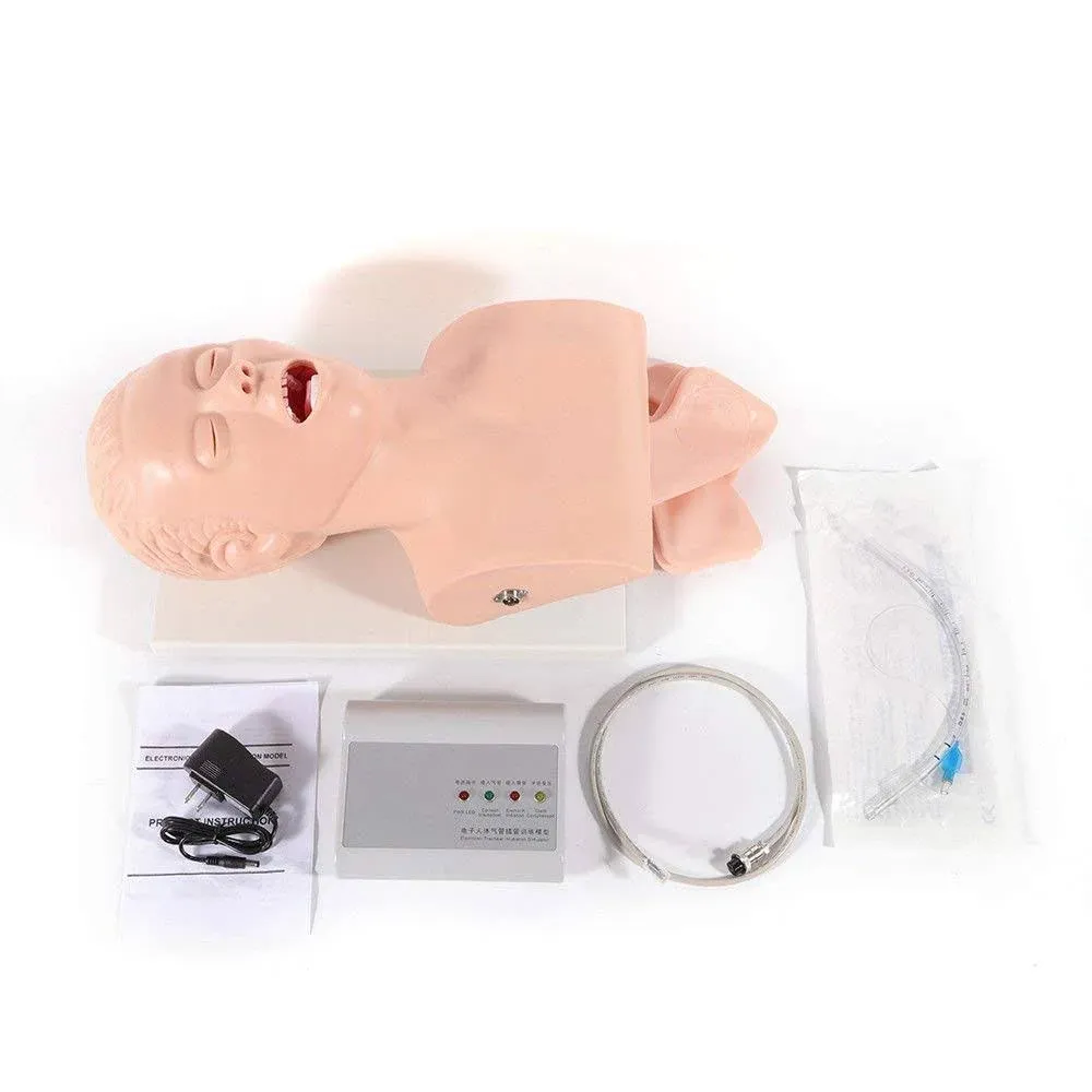 220V Intubation Manikin Study Teaching Model Airway Management Trainer Intubation ...