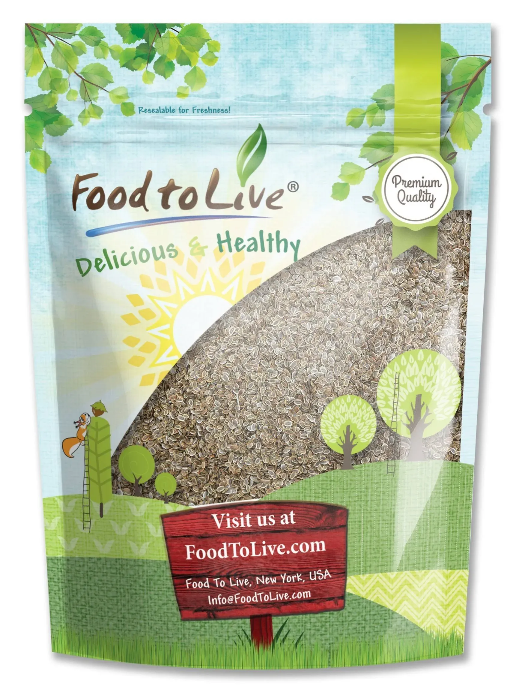 Food to Live Dill Seeds Whole (1 pound)