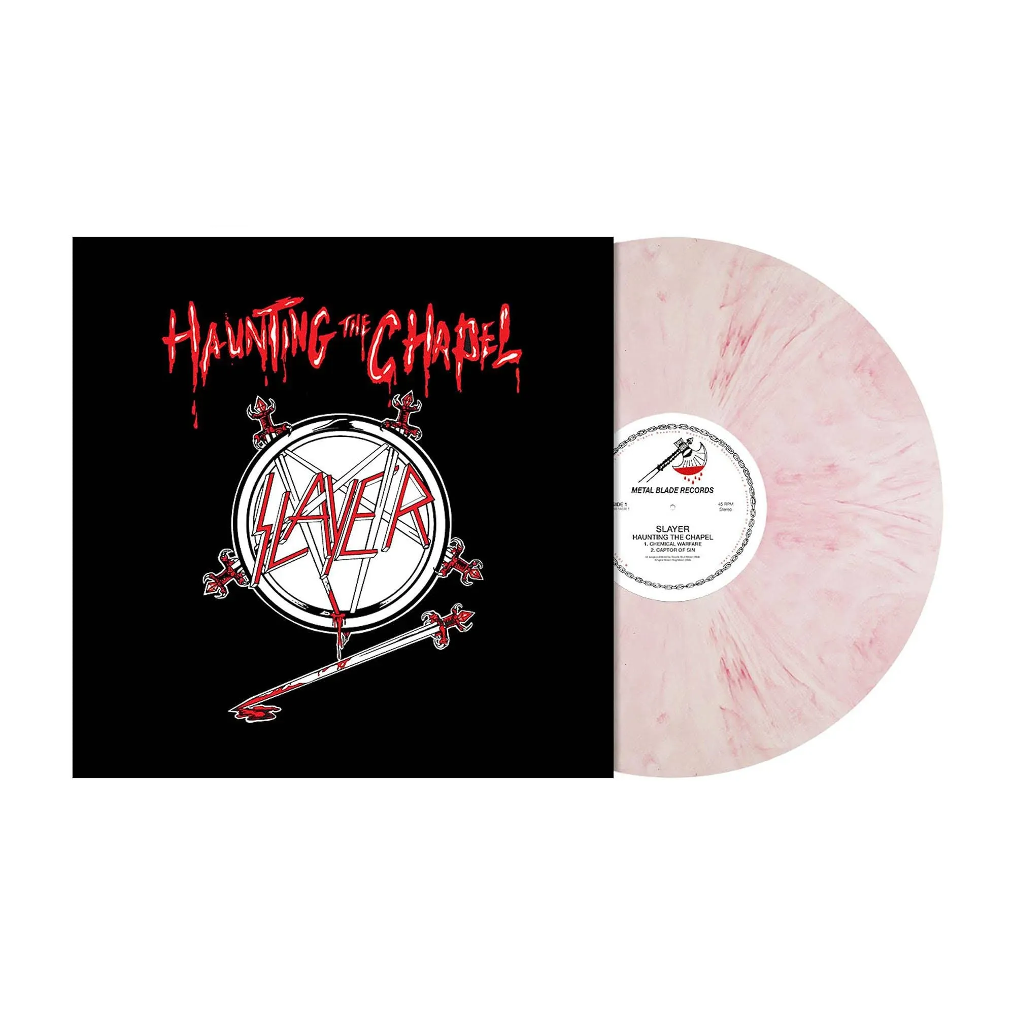 Slayer - Haunting The Chapel (Red & White Marbled LP Vinyl)