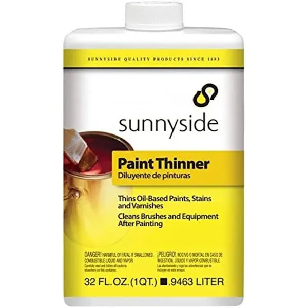 Sunnyside Paint Thinner, Cleaner and Degreaser, Quart, 70132