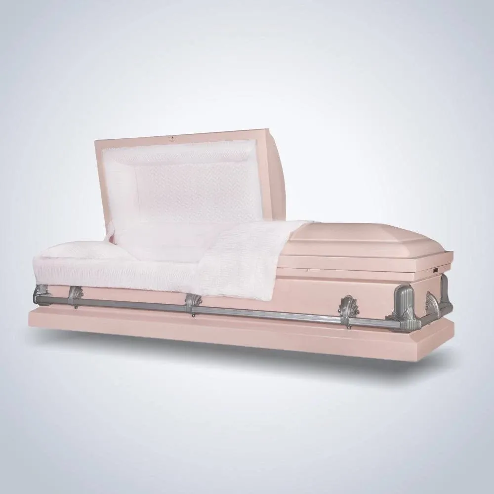 Titan Casket Andover Series Steel Casket (Pink)