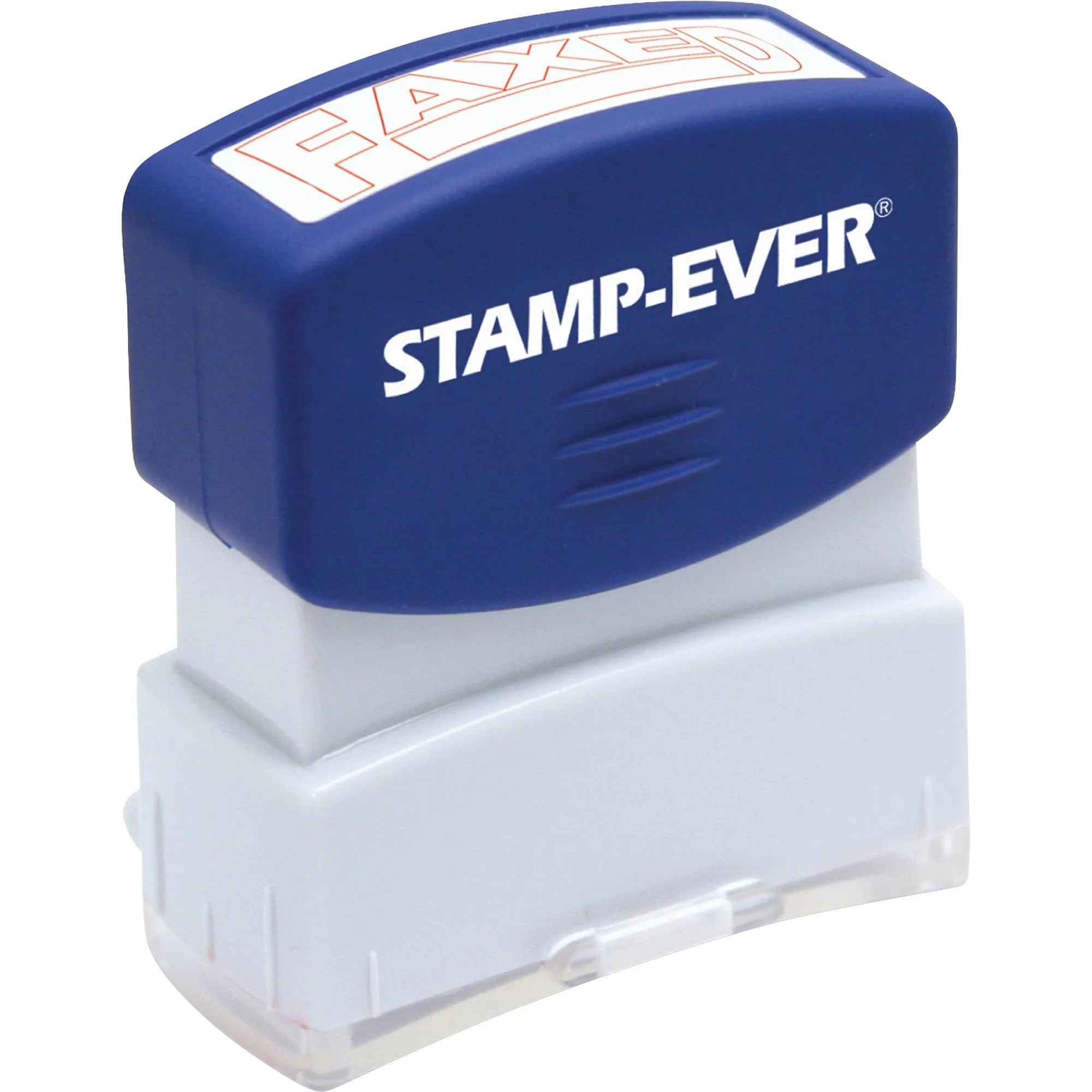 Stamp-Ever Pre-Inked Red Faxed Stamp Message Stamp &#034;FAXED&#034;, 5952