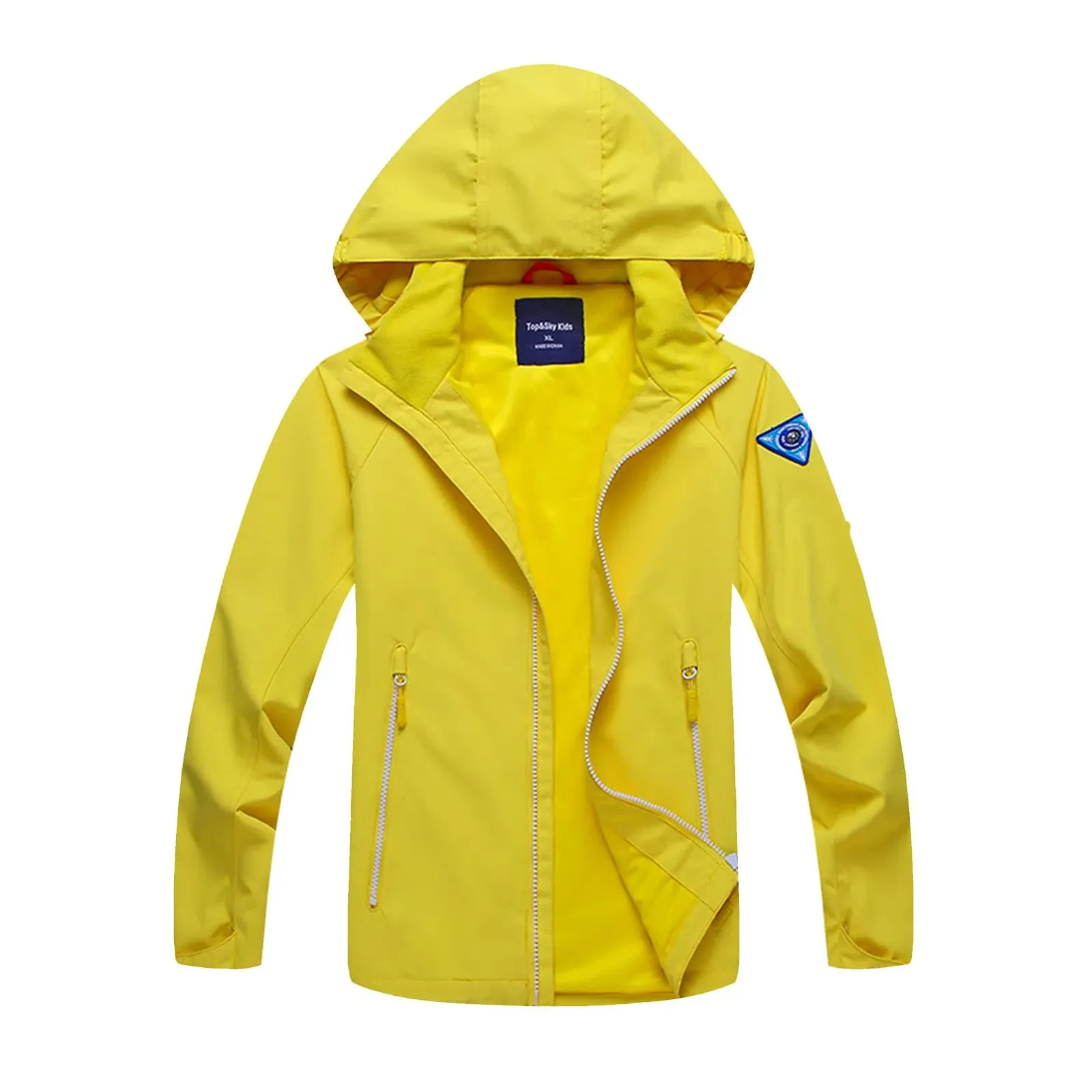 SHIBASHAN Boys Girls Waterproof Jackets, Windbreaker Rain Coats for Children ...