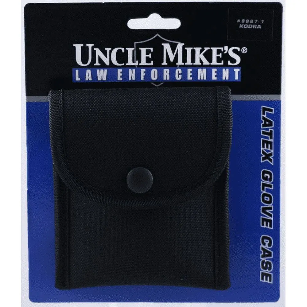 Uncle Mike's Single Latex Glove Pouch, Black