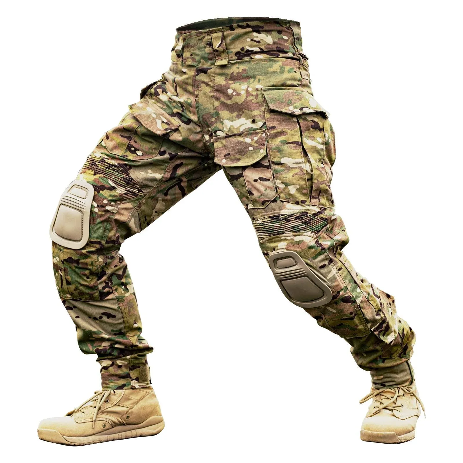 G3 Tactical Combat Pants with Knee Pads Military Paintball Airsoft Hunting Hiking Outdoor Water Proof Trousers