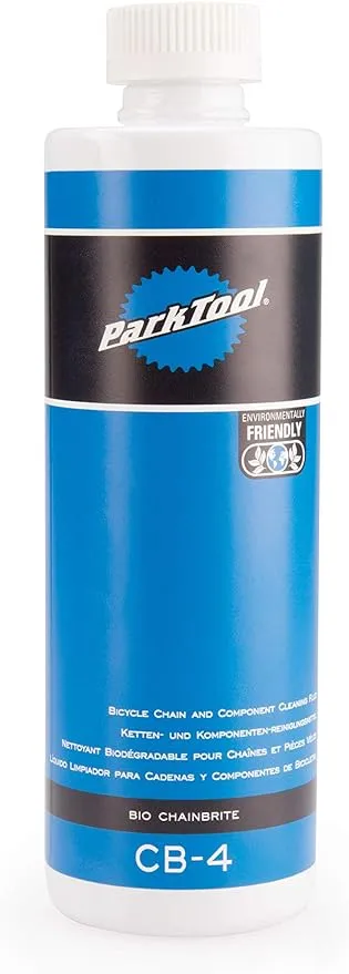 Park Tool CB-4 Bio Chainbrite Bicycle Chain & Component Cleaning Fluid - 16 fl oz/472 ml Bottle