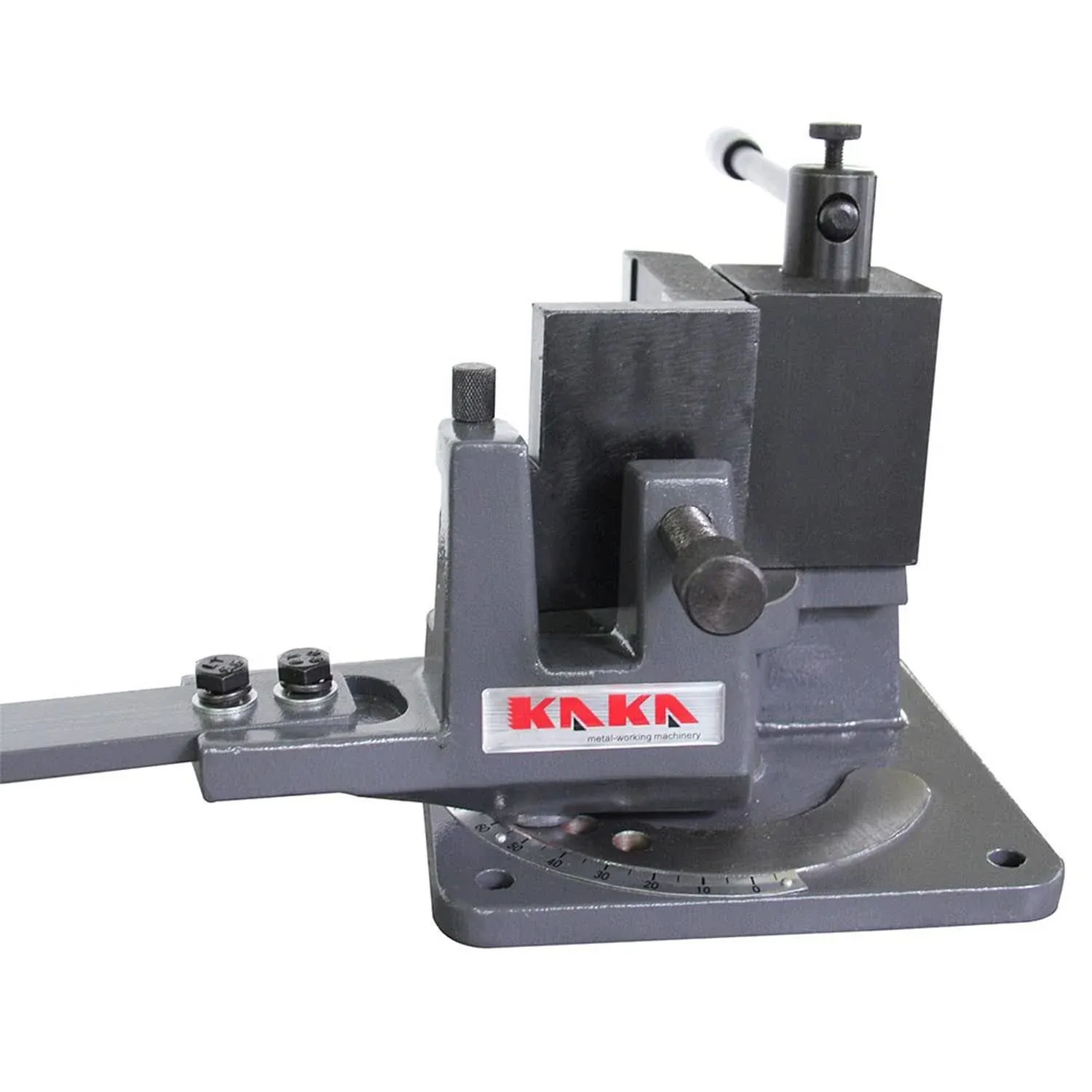 KAKA INDUSTRIAL UB-70 Cast-Iron Metal Bender, 2-3/4-Inch Hot and Cot Sheet Metal Bender, Solid Design, High Precision Strip Steel, Flat Steel, Round Steel and Angle Steel Metal Bender