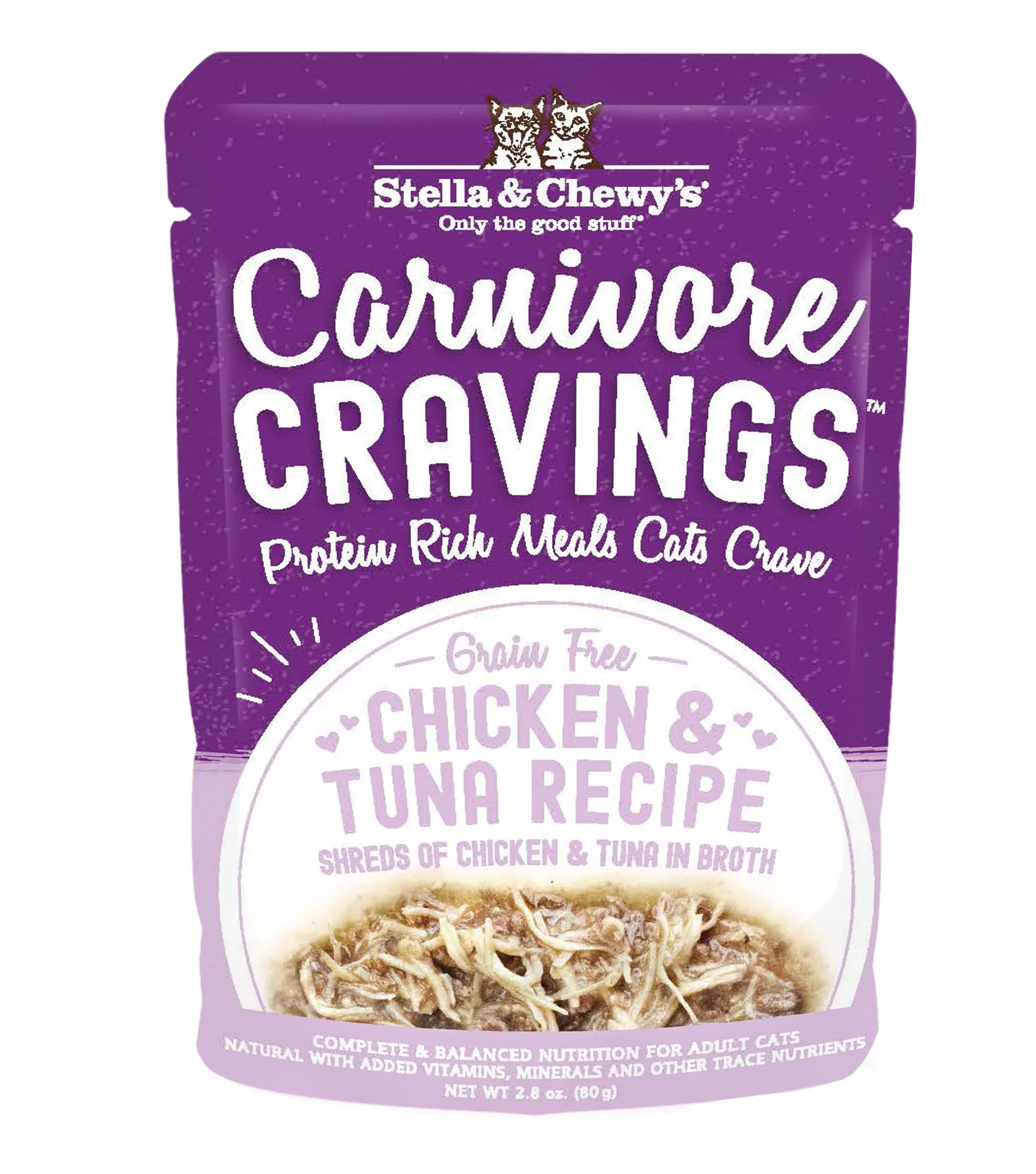 Stella & Chewy's 2.8 oz Carnivore Cravings Chicken & Tuna Recipe Cat Food