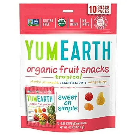 Yumearth Fruit Snacks Organic Tropical