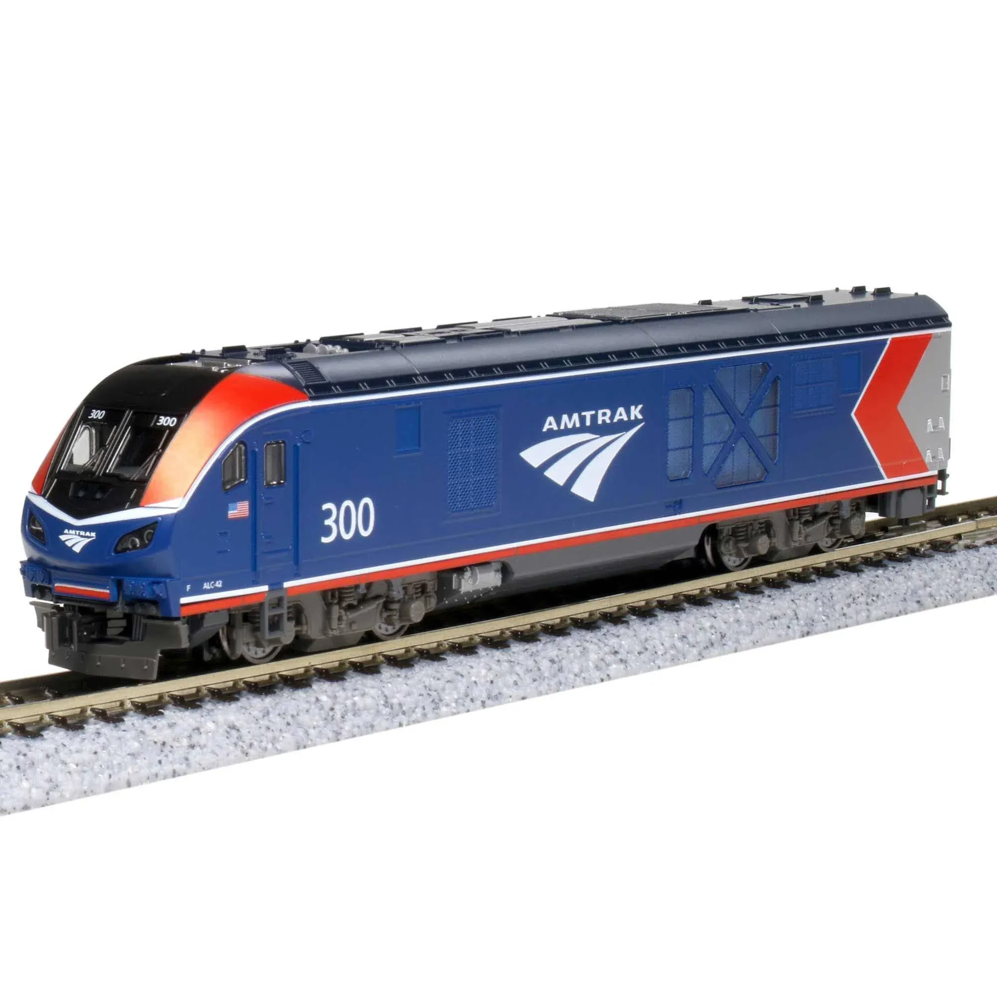 Kato USA, Inc. N ALC-42 Charger Amtrak Locomotive Phase VI #300 KAT1766051 N Locomotives