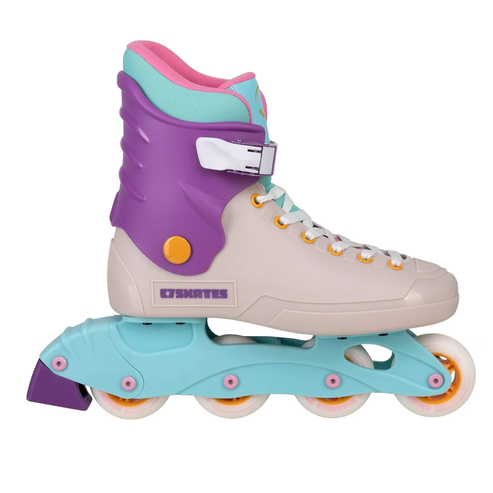 C7skates Fusion Nostalgic Adult Inline Skates Women's 7 / Youth 6 / Men's 6