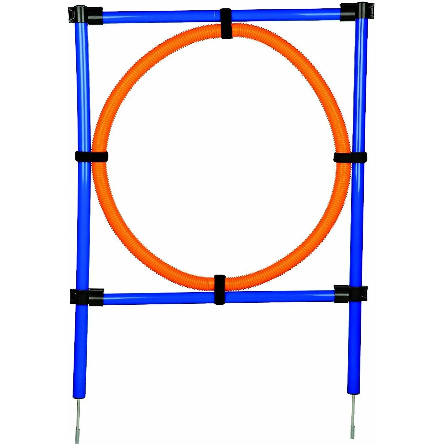 TRIXIE Dog Agility Ring – Dog Jump with Height Adjustable Hoop, Dog Agility Hoop Ideal for Beginners & Advanced, Dog Agility Equipment for Dog Obstacle Courses – 1 x Dog Ring