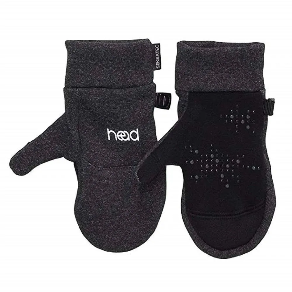 HEAD Kids’ Touchscreen Mittens - Dark Heather Gray