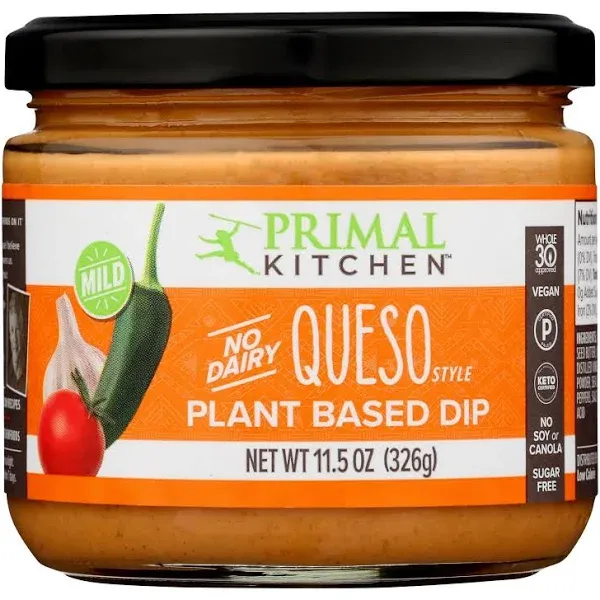 Primal Kitchen Queso Style Plant Based Dip, 11.5 Ounce -- 6 per case