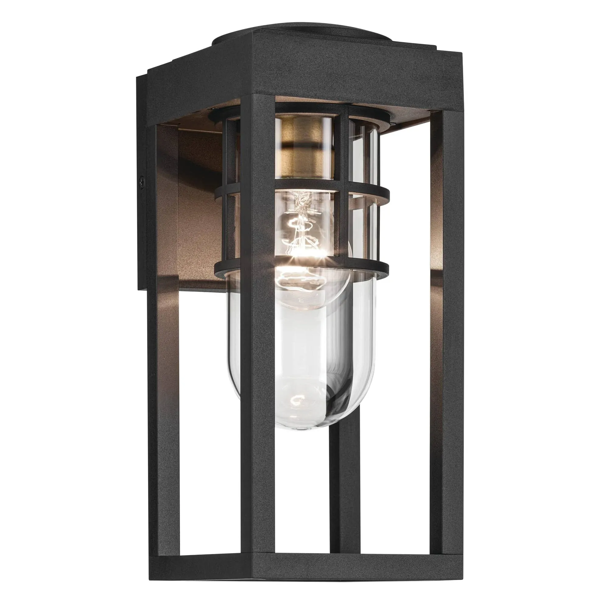 Kichler 59137BKT Hone One Light Outdoor Wall Mount, Black Textured