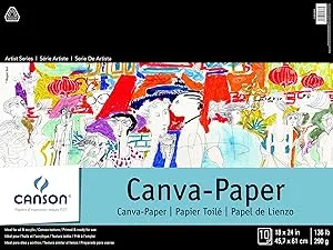 Canson - Foundation Series Canva-Paper Pad - 18" x 24"