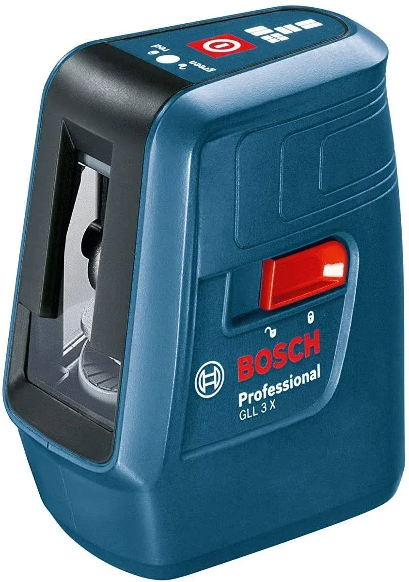 Bosch GLL 3X Professional Cross Line Laser level with Cross / Vertical Lines