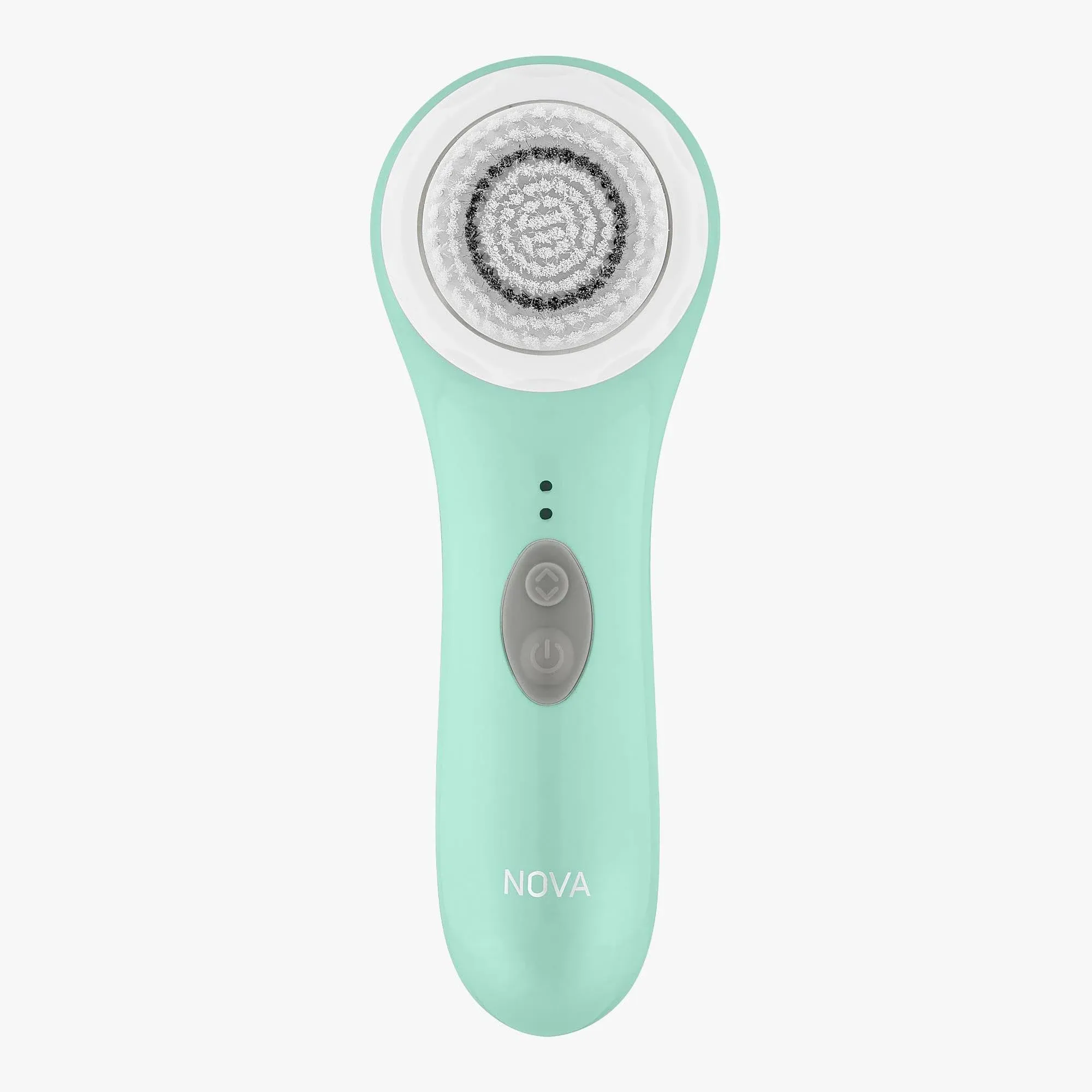 Spa Sciences - NOVA - Cepillo limpiador con cerdas y sistema de infusión – Exfoliante facial antienvejecimiento, impermeable y recargable por USB