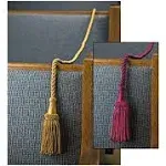 Pew Reservation Ropes Pack of 2 Weighted with Tassels Gold 8 Foot