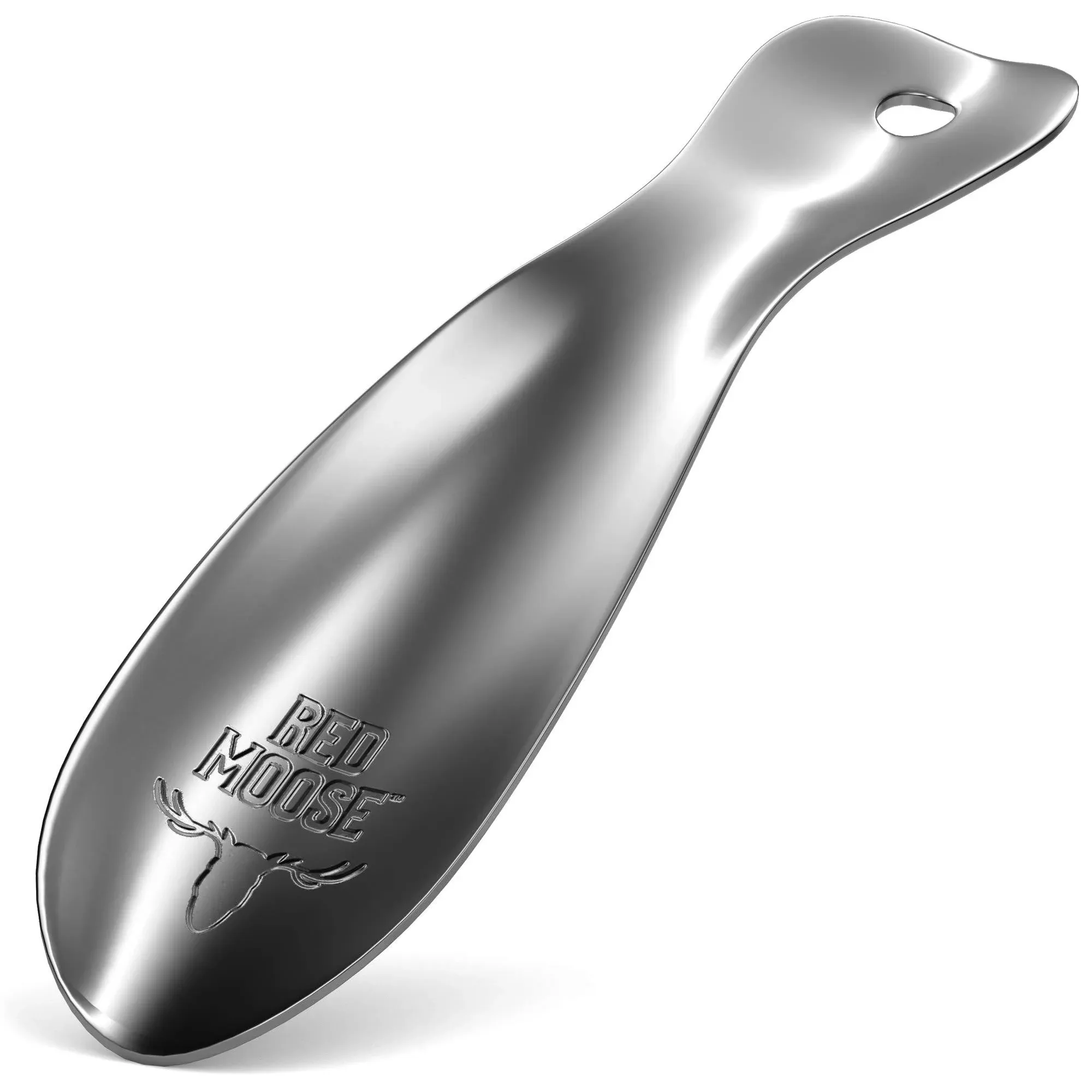 OrthoStep Metal Shoe Horn 7.5 inch Metallic Silver